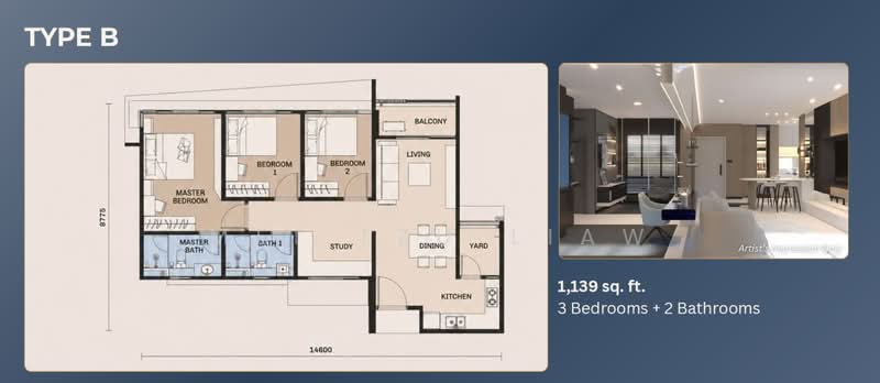 Service Residence for Sale at LikasVue - Mei Tzu Liaw - PropertyGuru.com.my