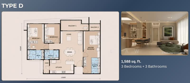 Service Residence for Sale at LikasVue - Mei Tzu Liaw - PropertyGuru.com.my