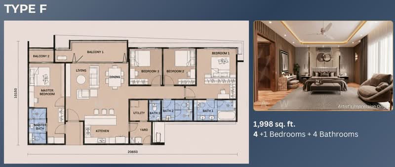 Service Residence for Sale at LikasVue - Mei Tzu Liaw - PropertyGuru.com.my