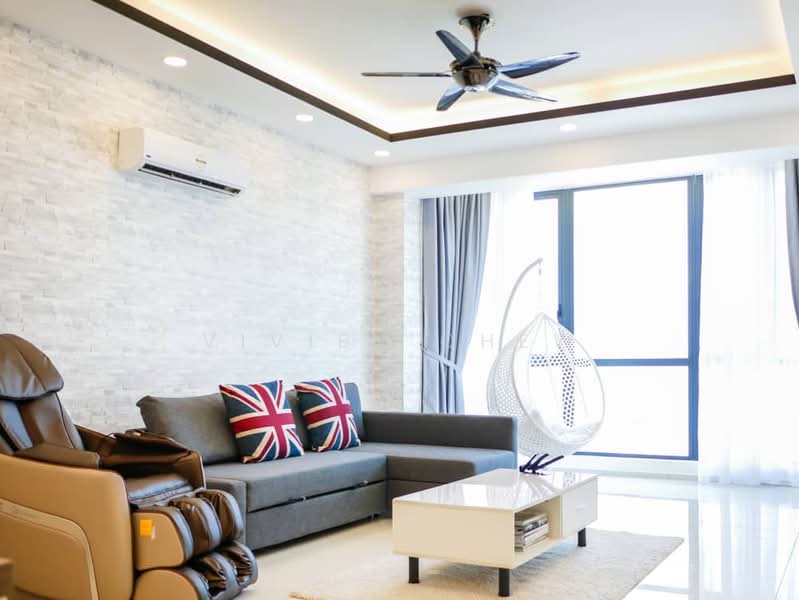Servis Apartment untuk Dijual di Jazz Residences - Vivien Chew - Living Room - PropertyGuru.com.my
