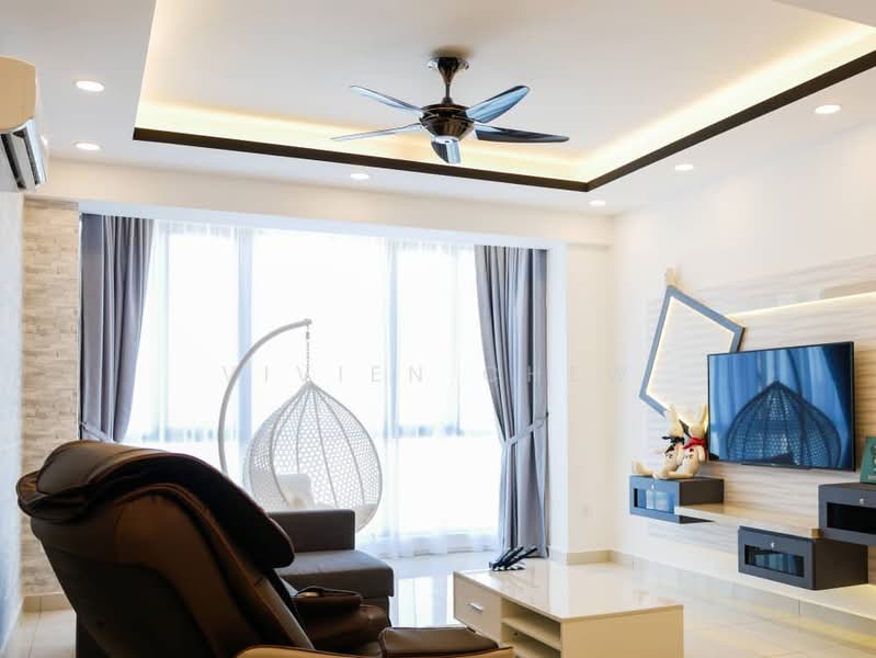 Servis Apartment untuk Dijual di Jazz Residences - Vivien Chew - Living Room - PropertyGuru.com.my