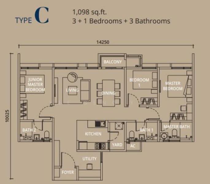 Condominium for Sale at Levia Residence, Kuala Lumpur - Yee Seng Yeo - PropertyGuru.com.my