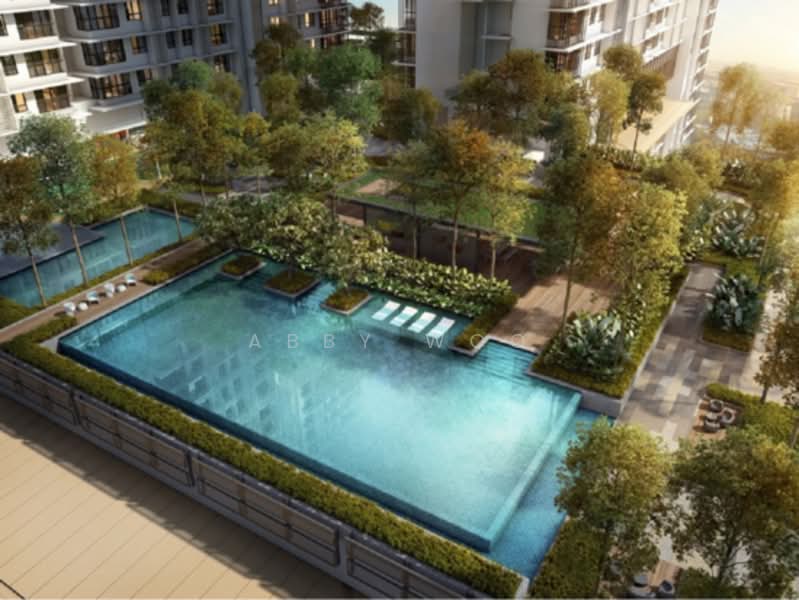Servis Apartment untuk Disewa di Cantara Residences - Abby Woo - Pool - PropertyGuru.com.my