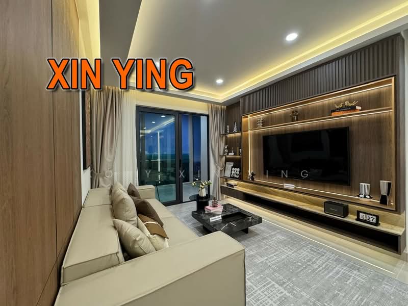 Servis Apartment untuk Dijual di Pinnacle Bukit Gambier - Koay Xin Ying - Living Room - PropertyGuru.com.my