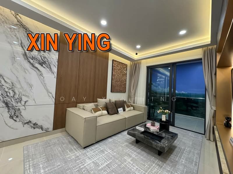 Servis Apartment untuk Dijual di Pinnacle Bukit Gambier - Koay Xin Ying - Living Room - PropertyGuru.com.my