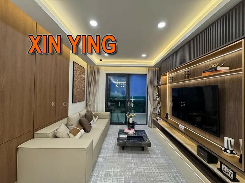 Servis Apartment untuk Dijual di Pinnacle Bukit Gambier - Koay Xin Ying - Living Room - PropertyGuru.com.my