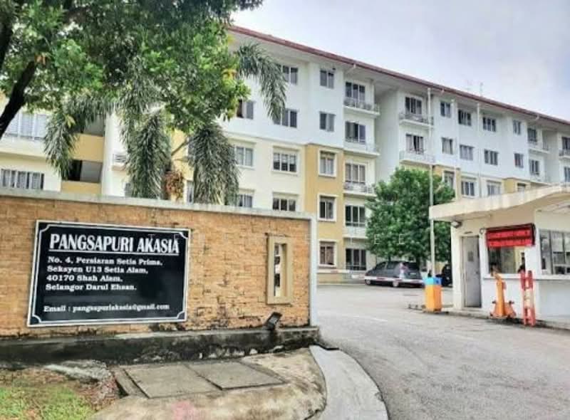 Pangsapuri untuk Disewa di Akasia Apartment @ Setia Alam - Terence Lee - Exterior - PropertyGuru.com.my