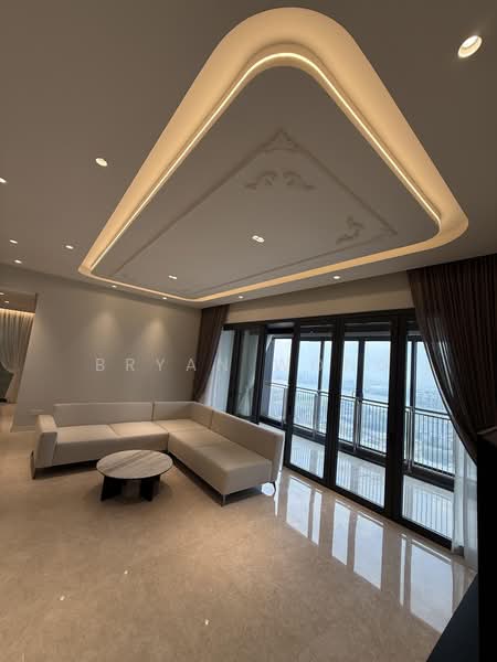 Servis Apartment untuk Disewa di The Astaka @ 1 Bukit Senyum - Bryan Wong - Living Room - PropertyGuru.com.my