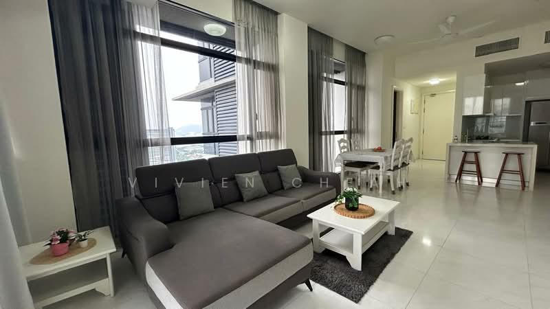 Condominium for Rent at Setia V Residences - Vivien Cheah - Living Room - PropertyGuru.com.my