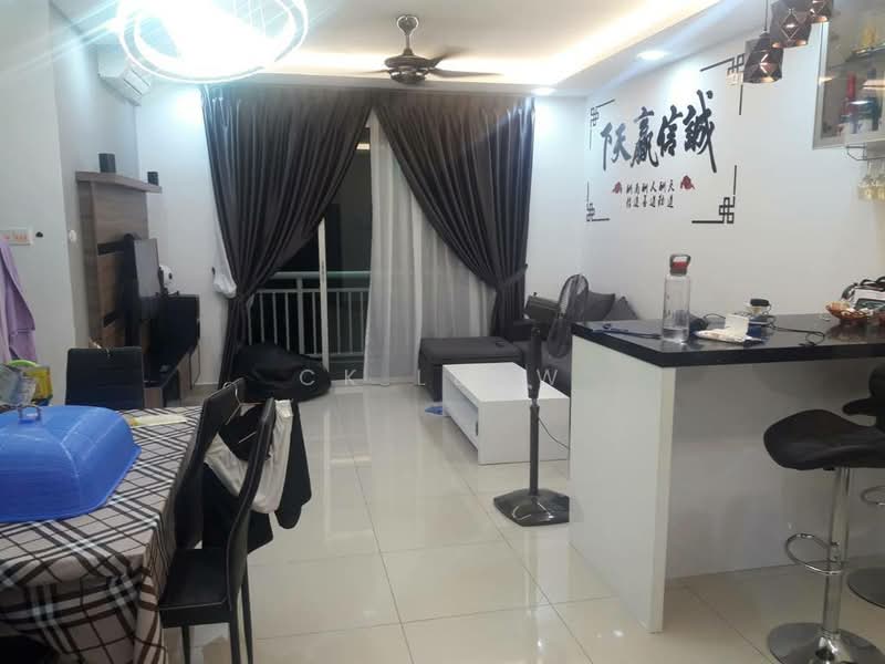 Kondominium untuk Dijual di The Aliff Residences (Alif Utama) - Ck Leow - Living Room - PropertyGuru.com.my