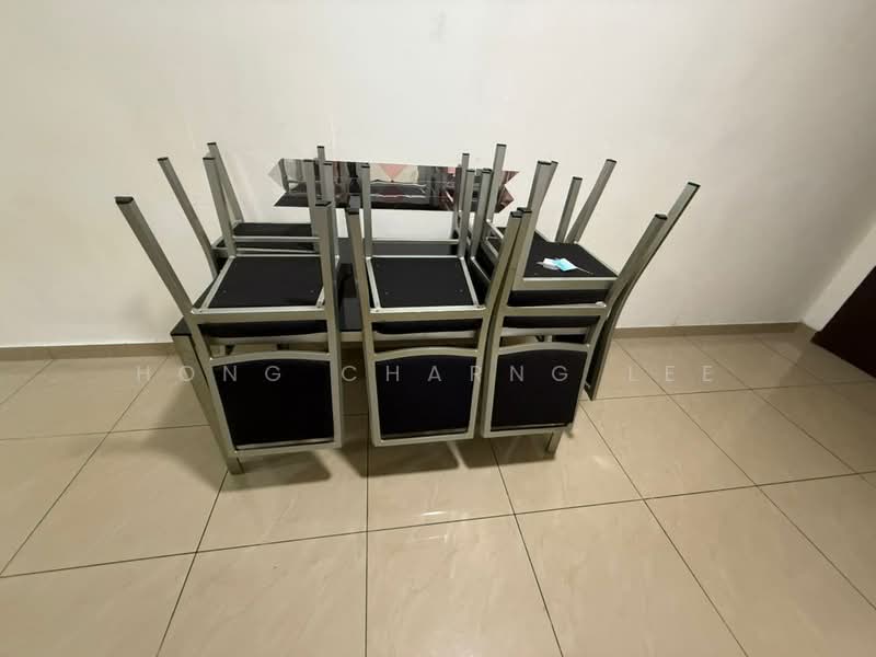 Service Residence for Rent at D'Secret Garden (Pangsapuri Kempas Indah) - Hong Charng Lee - Dining Room - PropertyGuru.com.my