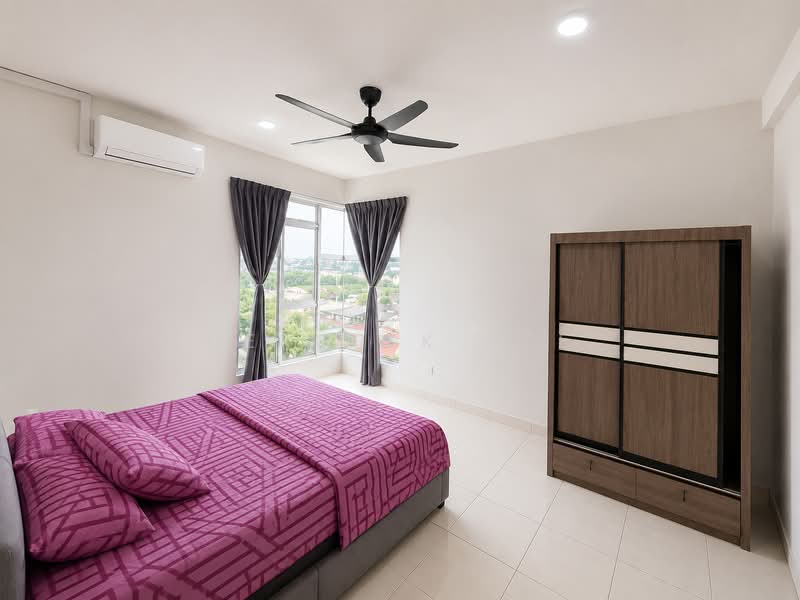 Pangsapuri untuk Disewa di Residensi Rumpun Bahagia (Residensi Melaka Tengah 1) - Derrick Yee - Bedroom - PropertyGuru.com.my