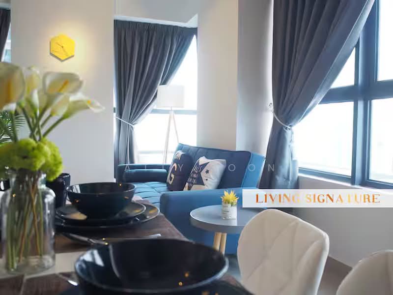 Service Residence for Sale at Arte Plus - Katty Soon - Living Room - PropertyGuru.com.my