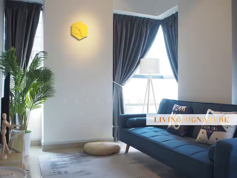 Service Residence for Sale at Arte Plus - Katty Soon - Living Room - PropertyGuru.com.my