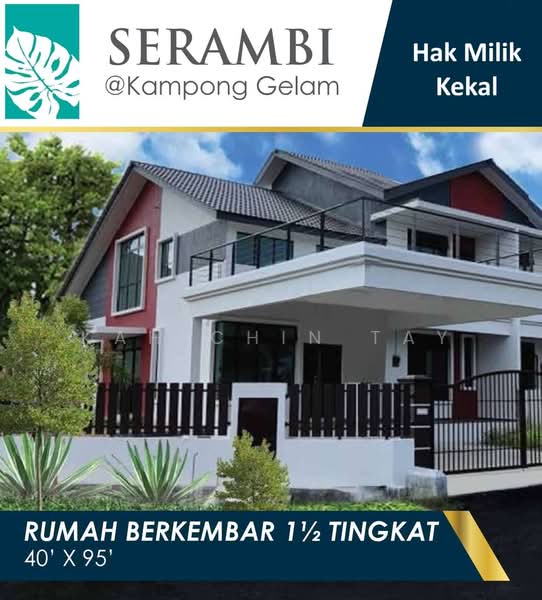 Rumah Berkembar untuk Dijual di Taman Seri Gelam (Tanjong Kling) - Kah Chin Tay - Exterior - PropertyGuru.com.my