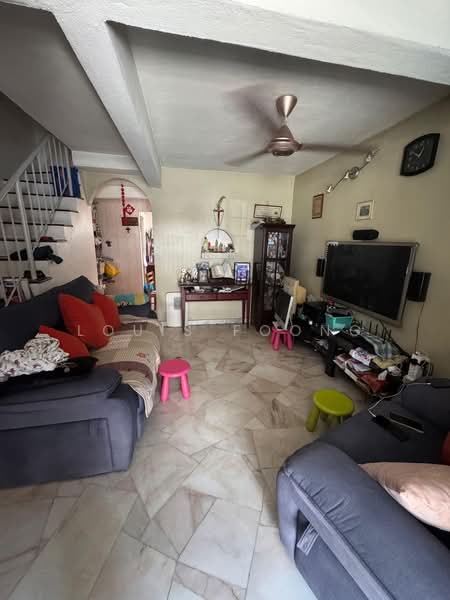 Rumah Teres 2.5 Tingkat untuk Dijual di Taman Sri Sinar (Segambut) - Louis Foong - Living Room - PropertyGuru.com.my