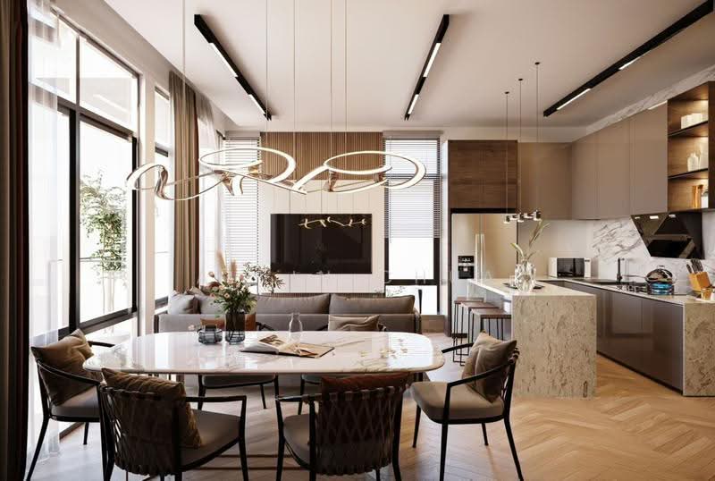 Kediaman Servis untuk Dijual di The Rise Residence - Alvin Chua - Living Room - PropertyGuru.com.my