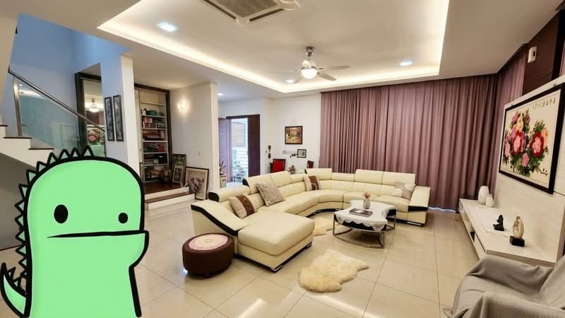 Link Bungalow for Rent in Cyberjaya (Selangor) - Kar Hooi - Living Room - PropertyGuru.com.my