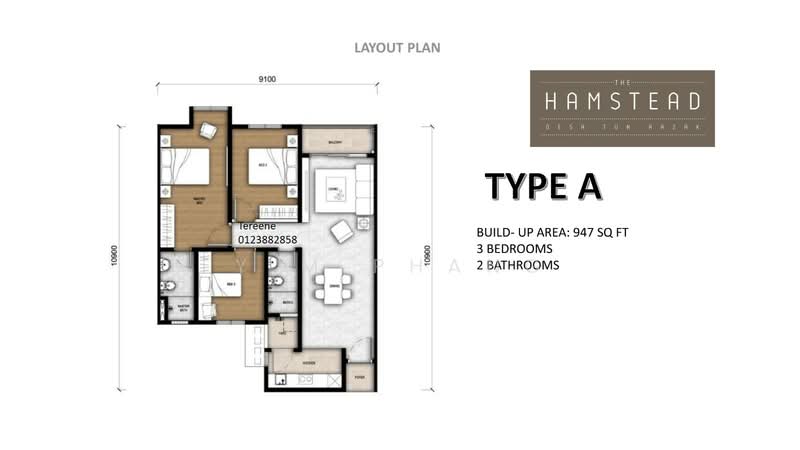 Kondominium untuk Disewa di The Hamstead, Desa Tun Razak - Y M Phang - PropertyGuru.com.my