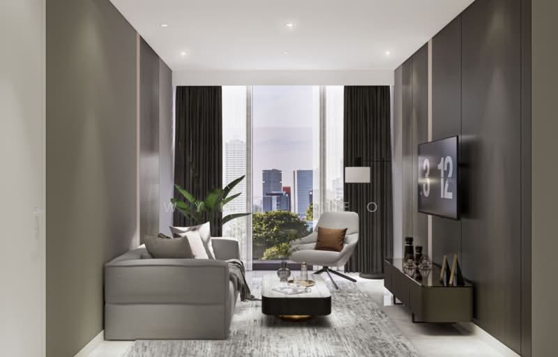 Servis Apartment untuk Dijual di Jewel by Oxley KLCC - WYNNE TEO - Living Room - PropertyGuru.com.my