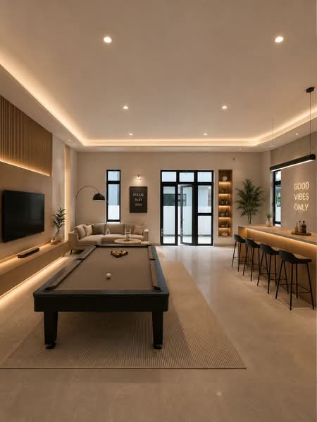 Rumah Berkembar untuk Dijual di Taman Impian Emas (Skudai) - Ah Bee - Living Room - PropertyGuru.com.my