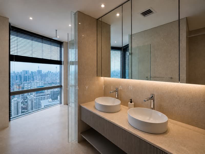 Kondominium untuk Dijual di Southpoint Residences - Jay Tian - Master Bathroom - PropertyGuru.com.my