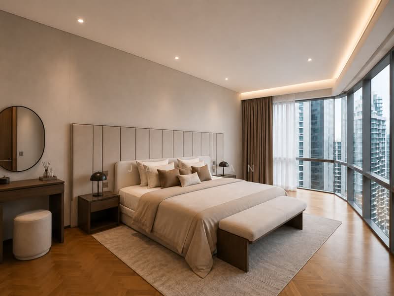 Kondominium untuk Dijual di Southpoint Residences - Jay Tian - Master Bedroom (Facing KLCC View) - PropertyGuru.com.my