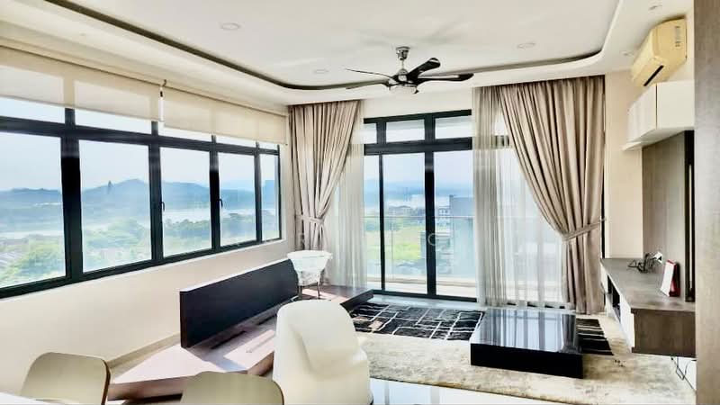 Kondominium untuk Disewa di Mirage By The Lake - Kar Hooi - Living Room - PropertyGuru.com.my