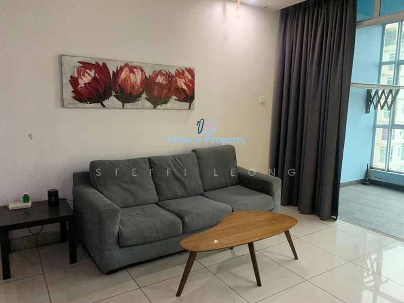 Servis Apartment untuk Disewa di Impian Meridian - Steffi Leong - Living Room - PropertyGuru.com.my