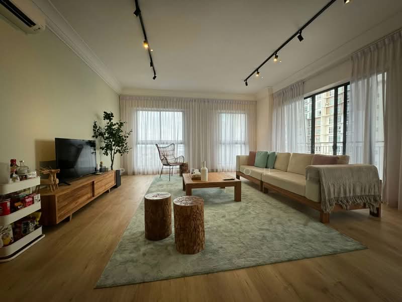 Service Residence for Sale at V@SUMMERPLACE - Peter Goh - Living Room - PropertyGuru.com.my