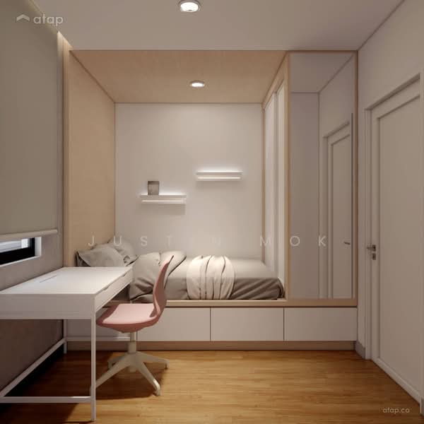 Servis Apartment untuk Dijual di Emerald 9 - Justin Mok - Bedroom - PropertyGuru.com.my