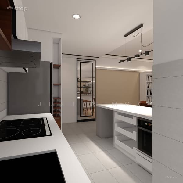 Servis Apartment untuk Dijual di Emerald 9 - Justin Mok - Kitchen - PropertyGuru.com.my