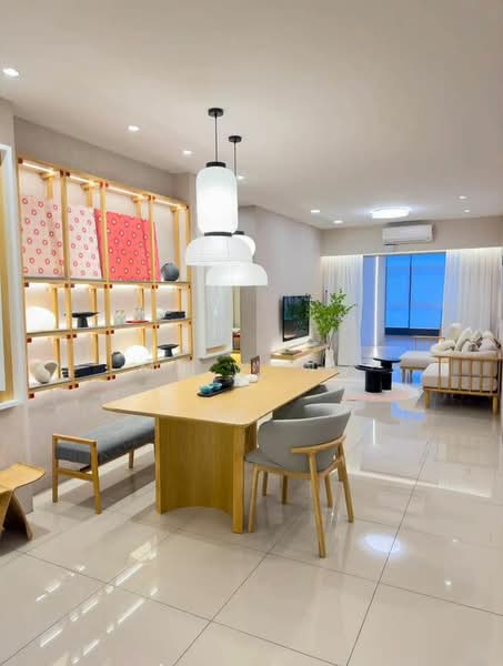 Kondominium untuk Dijual di RV2 Residence (Riverville Residences 2) - MH Wong - Living Room - PropertyGuru.com.my