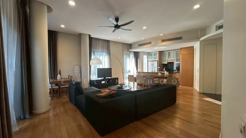 Service Residence for Sale at St Mary Residences - Evelyn Khoo - Living Room - PropertyGuru.com.my
