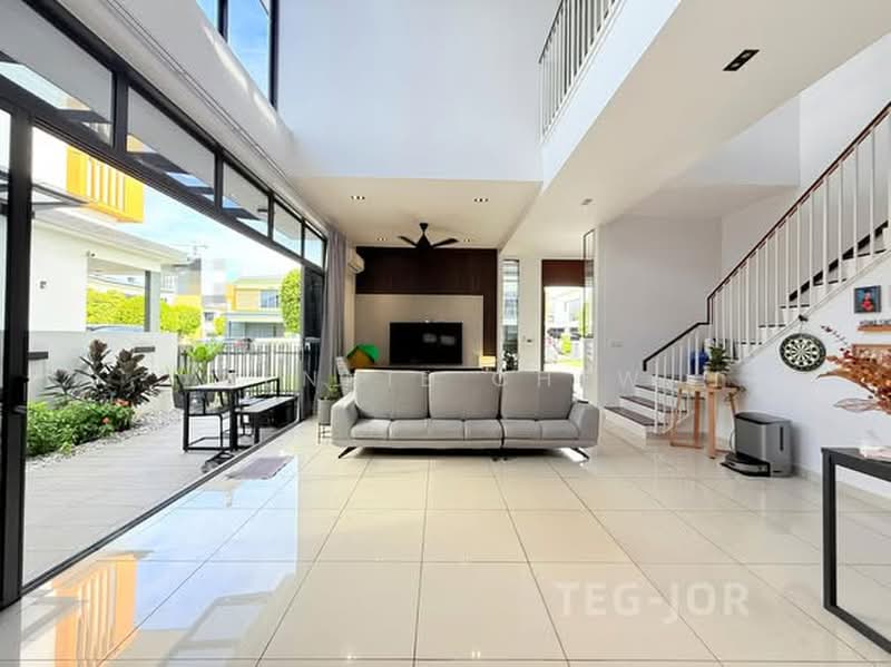 Semi-Detached House for Sale in Setia Alam (Selangor) - Jennie Chew - Living Room - PropertyGuru.com.my
