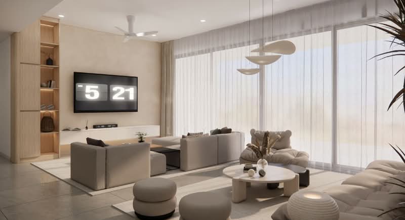 Condominium for Rent at Aetas Damansara - Ashley Haw - Living Room - PropertyGuru.com.my