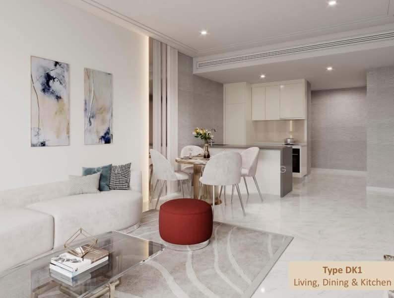 Servis Apartment untuk Dijual di Pavilion Damansara Heights - Gavin Chong - Living Room - PropertyGuru.com.my
