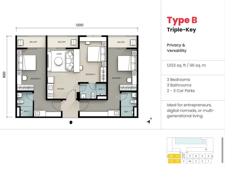 Service Residence for Sale at Seiras @ Utropolis - SJ Ho - PropertyGuru.com.my