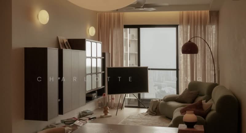 Servis Apartment untuk Dijual di Setia Sky 88 - Charlotte Chong - Living Room - PropertyGuru.com.my