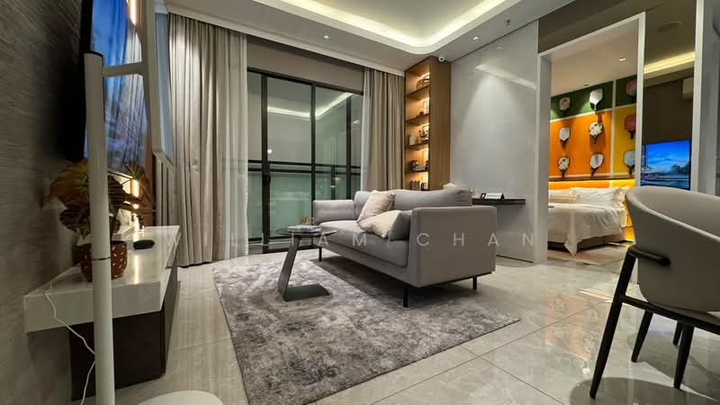 Servis Apartment untuk Dijual di Binastra Cochrane - William Chan - Living Room - PropertyGuru.com.my