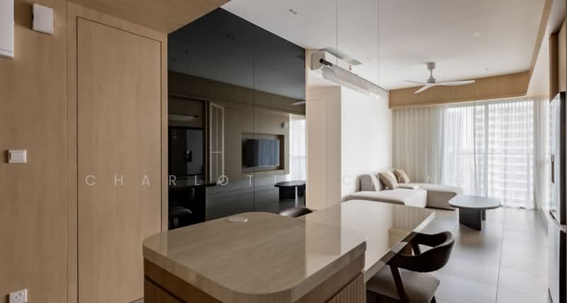 Servis Apartment untuk Dijual di Setia Sky 88 - Charlotte Chong - Living Room - PropertyGuru.com.my