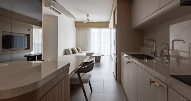 Servis Apartment untuk Dijual di Setia Sky 88 - Charlotte Chong - Living Room - PropertyGuru.com.my