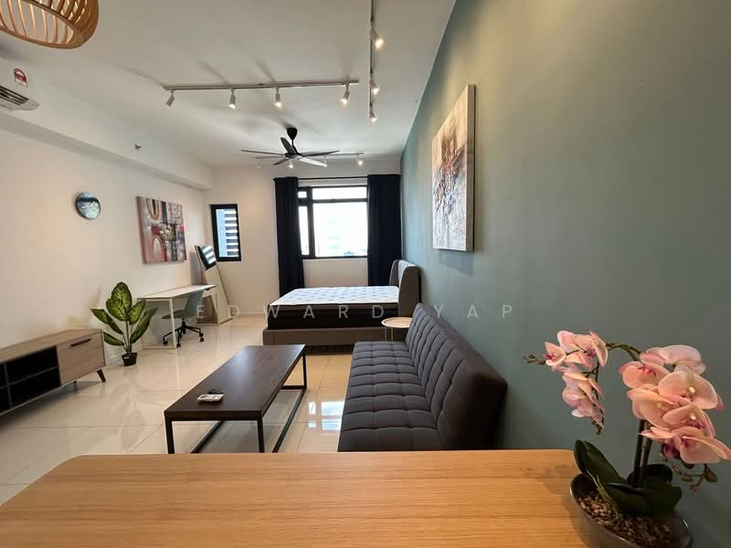 Service Residence for Rent at Chambers - Edward Yap - Living Room - PropertyGuru.com.my