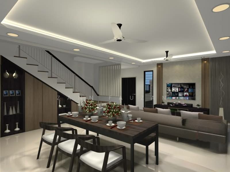 Rumah Teres 2-Tingkat untuk Dijual di Elmina (Shah Alam) - Zann Fauzan - Living Room - PropertyGuru.com.my
