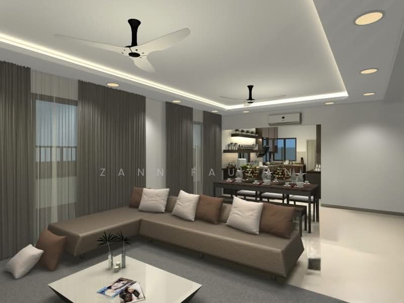 Rumah Teres 2-Tingkat untuk Dijual di Elmina (Shah Alam) - Zann Fauzan - Living Room - PropertyGuru.com.my