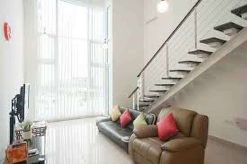 Servis Apartment untuk Disewa di The Scott Garden SOHO - Wilson Tan - Living Room - PropertyGuru.com.my