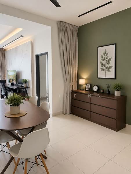 Servis Apartment untuk Dijual di Sky Peak Residences - Pauline Ng - Dining Room - PropertyGuru.com.my