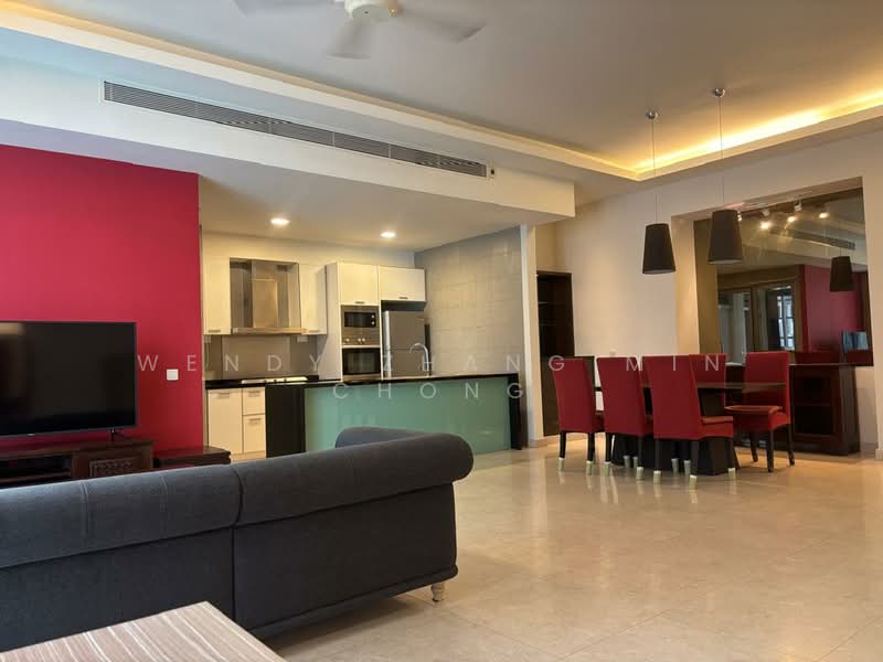 Kondominium untuk Disewa di The Meritz - Wendy Zhang Min Chong - Living Room - PropertyGuru.com.my