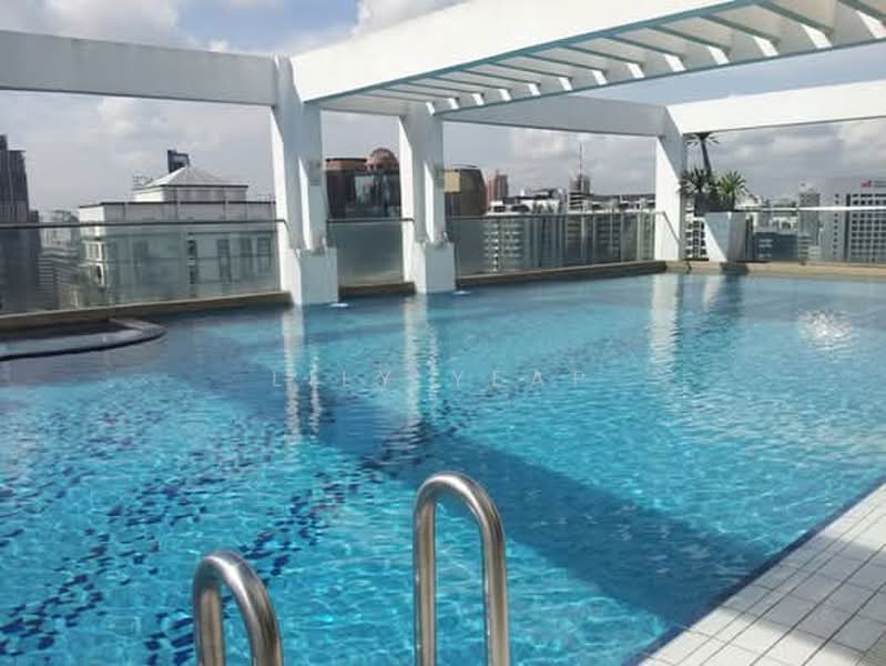 Service Residence for Rent at Parkview Service Apartment - Lily Yeap - Pool - PropertyGuru.com.my