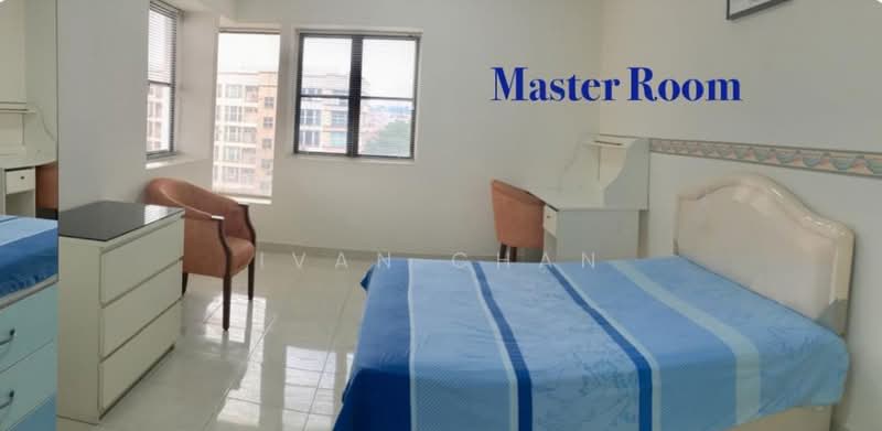 Kondominium untuk Disewa di Pelangi Utama - Ivan Chan - Master Bedroom - PropertyGuru.com.my